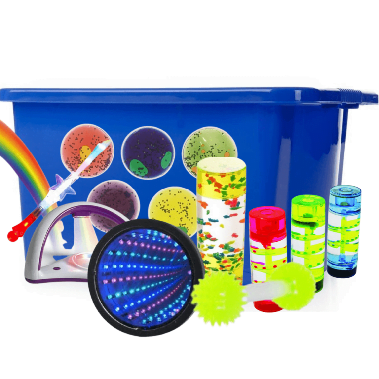 Complete Sensory Play Sense Boxes Sight, Sound, Tactile and Smell