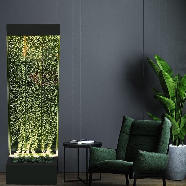 Bubble Wall – Floor Standing 1200mm Black Base - Image 2