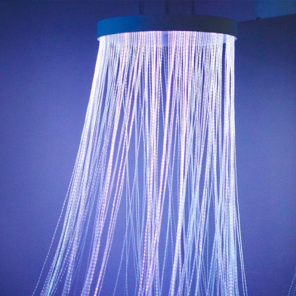 Fibre Optic Curtain Ring Including Fibres and Light Source - Image 2